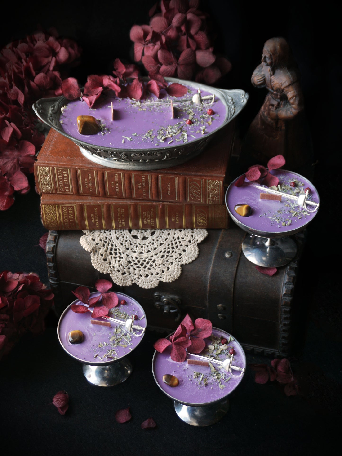 "Voix de Guerrières" : Clémentine, Rose ancienne, Citronnelle