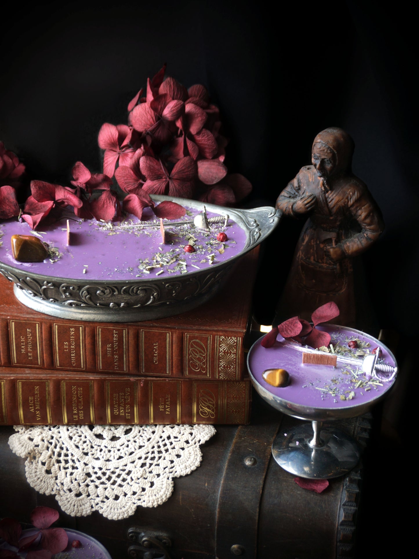 "Voix de Guerrières" : Clémentine, Rose ancienne, Citronnelle