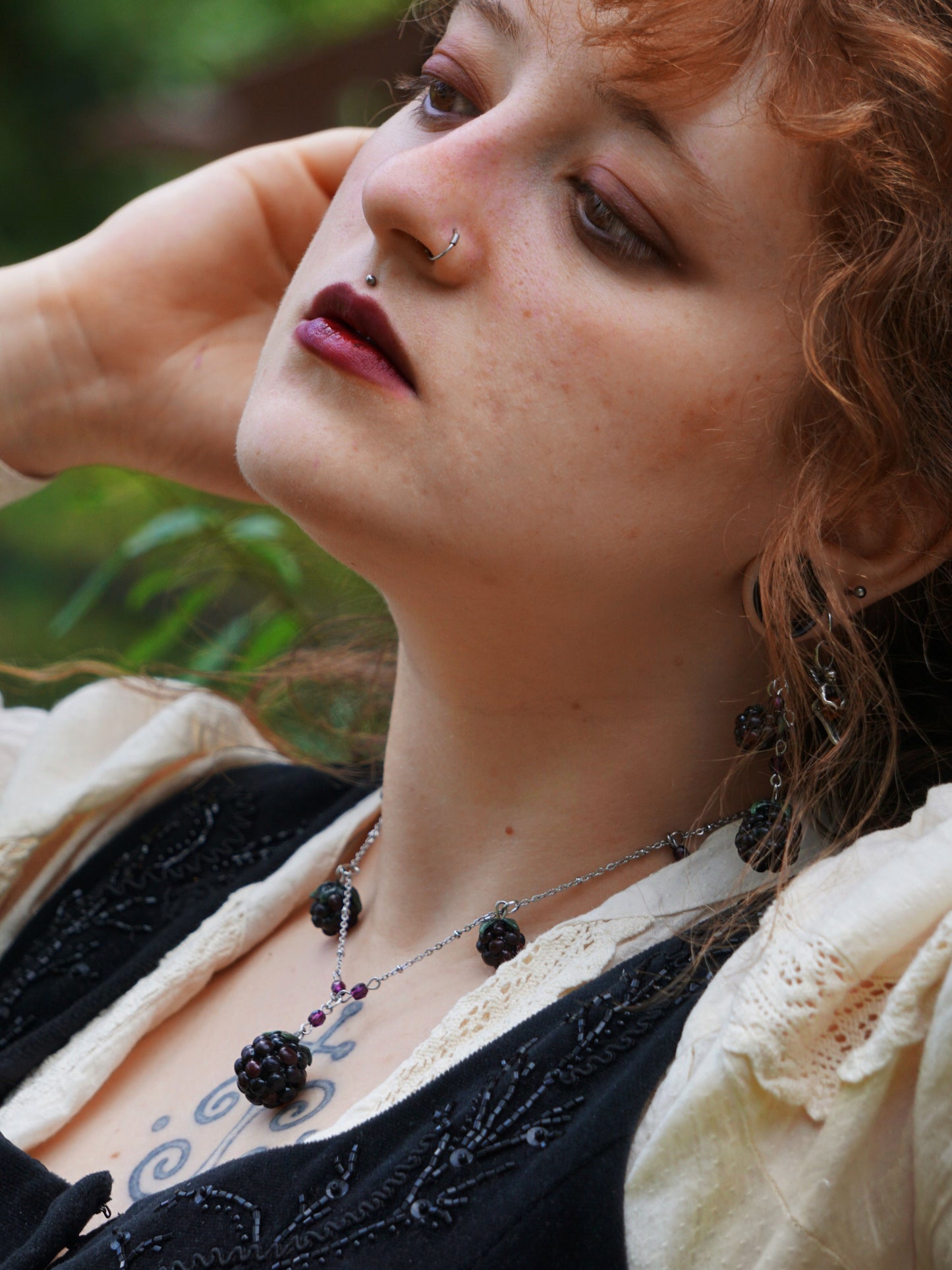 Parure "Baies de sorcière"