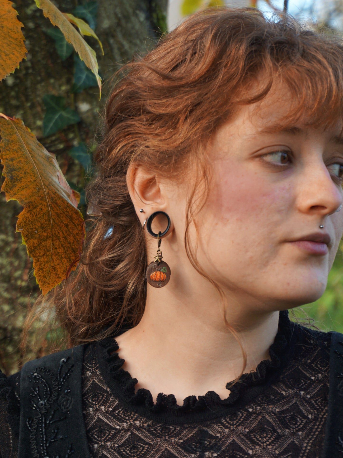 Boucles d'oreilles "Réserves de l'écureuil"